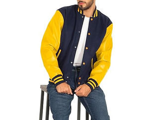 2025 Vintage Sport Style femmes personnalisé grande taille en cuir manches veste longue respirant personnalisé tricoté pour hommes pour l'hiver - Product Image 4