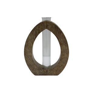 แจกันดอกไม้เหล็กสำหรับตกแต่งบนโต๊ะอาหารดีไซน์หรูหราสำหรับตกแต่งบ้านและงานแต่งงานแจกันโลหะด้านหลังทำด้วยมือจำนวนมาก - Product Image 3