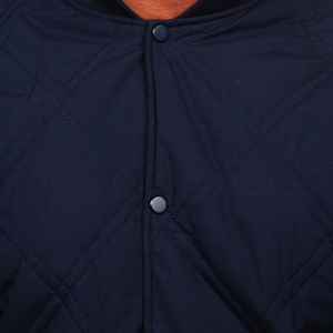 Chaqueta de invierno acolchada de béisbol de calle con mangas de cuero PU de contraste bordado de alta calidad de invierno personalizada - Product Image 6