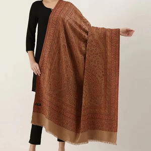 Chales informales de alta calidad para mujer 100% a precio barato, venta al por mayor, chal cálido de invierno de doble cara para invierno multicolor - Product Image 1