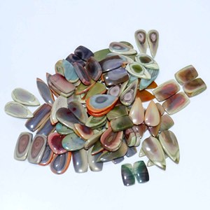 Lote de Gemas de Cuarzo de Alta Calidad, Jaspe Imperial 100% Natural, Par de Cabujones de Formas Mixtas, Tamaño Personalizable, para Joyería - Product Image 6