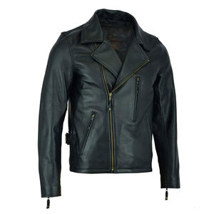 Veste en cuir pour homme, veste en cuir véritable de haute qualité pour le vélo, la conduite et la mode urbaine - Product Image 2