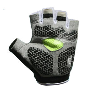 Gants de cyclisme unisexes en cuir de vache, équipement de sport demi-doigt d'excellente qualité pour la conduite sportive, la pêche et la main personnalisable. - Product Image 2