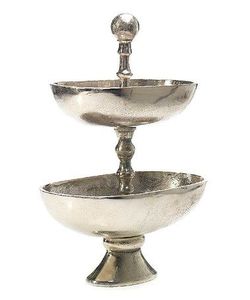 ชามเสิร์ฟทรงโบราณขาอะลูมิเนียมสีทอง |   จานโลหะตกแต่งสำหรับงานแต่งงานและเครื่องใช้บนโต๊ะอาหารโรงแรมหรู - Product Image 6