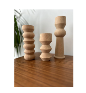 Bon produit Bougeoir en bois Meilleur design Décoration de fête de Noël Bougeoir en bois Qualité supérieure - Product Image 1