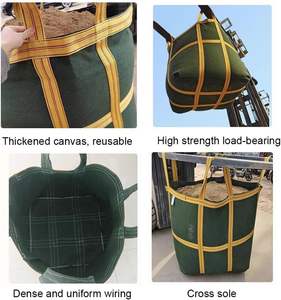 FIBC Ton Bag Plastic Heavy Duty Bulk Storage & <b>Transport</b> Bags for Industrial Farm Construction Use - Product Image 3