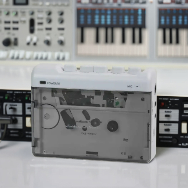 Factory Transparent Mini Retro Cassette Player Recorder Walkman Stereo Tape Converter USB MP3 Digital Compatible Audio Music