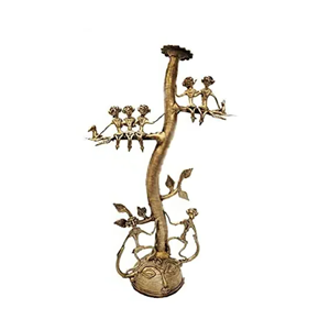 Bougeoir en métal antique en forme de statue pour les fêtes de mariage et la décoration de fête pour les fournisseurs en gros - Product Image 1