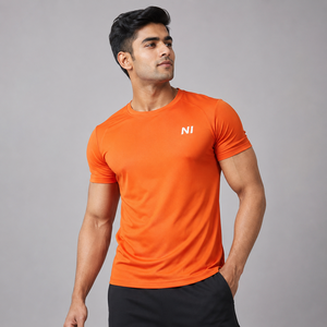 Premium Mens Dry Fit Sports <b>T</b> <b>Shirt</b> Lightweight Breathable Athletic Fitness Gym Wear Trendy Mens Dry Fit Sports <b>T</b> <b>Shirt</b> - Product Image 1