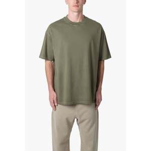 Camiseta Resistente para Uso Diario, Color Verde Oliva Lavado, 100% Algodón, 300 g/m², Corte Holgado - Product Image 6