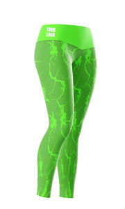 IBERIA personnalisé vente en gros de haute qualité pantalons à jambes pour femmes confortables jambes de levage des fesses avec des conceptions de logos personnalisés motif solide - Product Image 3