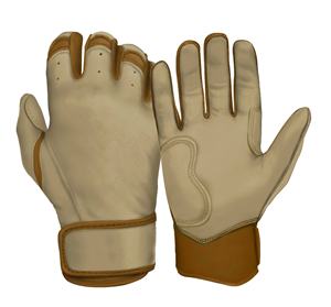 Guantes de bateo de béisbol con puño corto, protección de manos, cuero, colores personalizados y logotipo, diseños OEM/ODM - Product Image 4