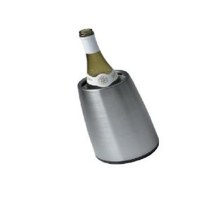 Enfriador de vino de acero inoxidable y metal plateado de calidad creativa recién llegada, cubo de hielo, diseño clásico, enfriador de vino grande para servir - Product Image 3