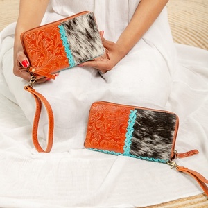 Latest Design Large Capacity Long Leather Women's <b>Wallet</b> with Money Clip for <b>Ladies</b> Purse - Product Image 1