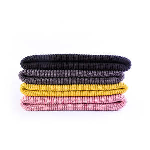 Gorro de invierno con logotipo bordado personalizado para hombres y mujeres, sombrero de Cachemira de punto acrílico/algodón con cable acanalado Merino, logotipo de diseñador - Product Image 5