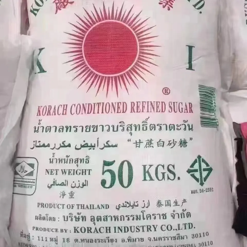 Good Price Food Grade Refined White Sugar From Thailand With 50kg Packaging