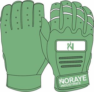 Gants de frappeur de baseball en cuir personnalisés haute performance, adhérence durable, écologiques, ajustement confortable et qualité professionnelle - Product Image 5
