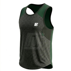 Débardeur sans manches pour homme de qualité supérieure, conçu avec un tissu extensible doux pour la gym, la course à pied et les activités sportives - Product Image 4