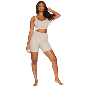 Conjunto Deportivo de Yoga para Mujer, sin Costuras, a la Moda, con Sujetador Deportivo y Leggings de Alta Calidad, Ropa de Gimnasio al por Mayor - Product Image 6