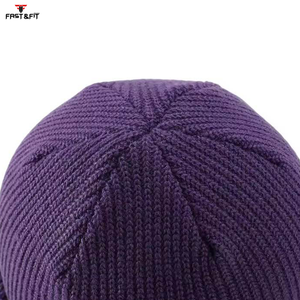 Wholesale Custom Unisex Winter Breathable <b>Waterproof</b> Cotton Fleece Fabric <b>Beanie</b> Hat Multi Color Optional Plain 3D Embroidery - Product Image 5