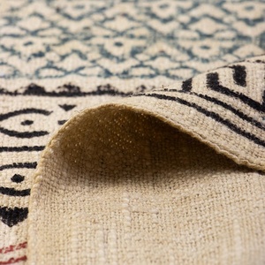 Manta de sofá hermosa Vintage con estampado de bloques de algodón de alta calidad para decoración para sala de estar - Product Image 5