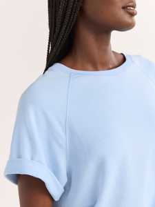 Nouveaux ensembles Ropa De Mujer pour femmes, logo personnalisé, été, printemps 100% coton, short et motard surdimensionné, ensemble 2 pièces pour femmes - Product Image 5