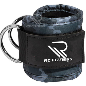 Home Gym Leather Glute Workouts Kickbacks Cuff Attachment <b>Ankle</b> Strap Cable Machine Resistance Bands Hip Abductors - Product Image 3