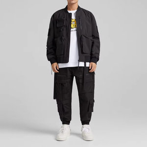 Pantalones cargo personalizados informales con múltiples bolsillos de talla grande para exteriores, pantalones y pantalones de moda para hombre a bajo precio - Product Image 3