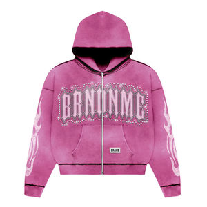 Conjunto Deportivo de Pantalones Deportivos de Algodón 100% de Alta Calidad con Bordado Personalizado, Lavado Ácido, Estilo Flare, para Hombre - Product Image 2