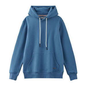 Primavera y otoño 360G Sudadera con capucha pesada Color sólido Deportes Ocio Sudadera con capucha de algodón puro Hombres y mujeres Sudadera con capucha - Product Image 4