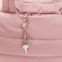 Sac fourre-tout matelassé en nylon brillant pour femme avec logo personnalisé, léger, à bandoulière, vente en gros