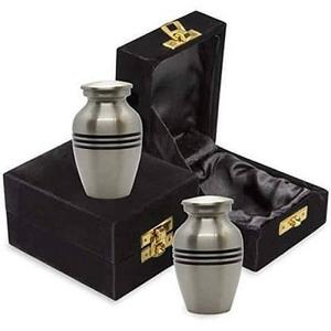 Urna de cremación de estilo pequeño para adultos, caja de latón y funeraria, recuerdo de urnas, urna funeraria, cinerario conmemorativo humano - Product Image 1