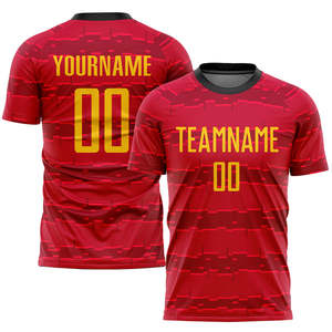 เสื้อฟุตบอลแบบซับลิเมชั่นสั่งทำขายส่ง ผ้าโพลีเอสเตอร์ 100% แห้งเร็ว ระบายอากาศได้ดี สำหรับผู้ใหญ่ ทุกเพศ ทุกวัย ชุดกีฬาแบบทีม บริการ OEM ทุกประเภท - Product Image 3