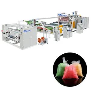 Máquina para fazer filme de fundição solúvel em água PVA POVH, projeto turnkey, para embalagem de saco de lavagem hospitalar, membrana