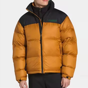 Wholesale High Quality Thick Warm Winter <b>Purple</b> Jacket for Men Casual Padded Coats Men's Puffer Jacket Blocking Design - Product Image 6