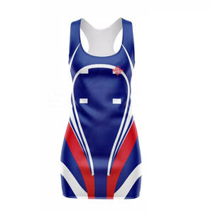 Women Plus Size <b>Netball</b> Uniform with Moisture-Wicking Quick Dry & Breathable Design Lightweight 100% Polyester - Product Image 2