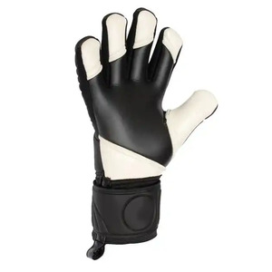 Vente en gros de gants de gardien de but de football en cuir respirant fermeture à double sangle entraînement sportif conception épaissie entraînement sportif - Product Image 2