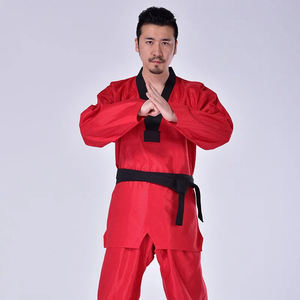Uniforme de taekwondo personnalisé de haute qualité avec logo avant de ceinture noire-pour les arts martiaux et l'entraînement au combat - Product Image 2