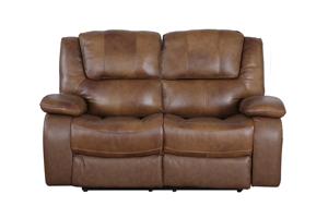 Sofá Reclinable de Cuero Italiano de Nápoles, Sofá de 2 Plazas, Asientos Cómodos y Lujosos, Muebles Modernos para Sala de Estar con Acabado Premium - Product Image 2