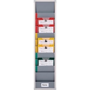 EICHNER DIN <b>A4</b> Planning Board H1282xW315xD78 mm Single Segment with Rollers Display Board - Product Image 1