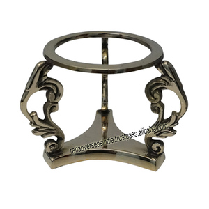 Bán buôn Chất lượng cao cổ khắc trang trí kim loại hình cầu hiển thị đứng cho quả bóng pha lê đá quý đá & đá - Product Image 6