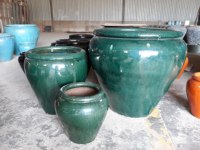 [Leo Nguyen Le] - Grosir Pot Sukulen Dekorasi Rumah, Pot Bunga Kecil, Pot Tanaman Keramik Berlapis untuk Dalam Ruangan