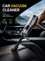 Penyedot Debu Mobil Mini Nirkabel dengan Fungsi Penyegelan dan Baterai Tahan Lama 2000mAh*2 untuk Interior Kendaraan