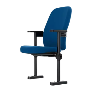 2022 Venta caliente cómoda silla con marco de metal para auditorio precio bajo con mayor capacidad de asientos ocupa menos espacio - Product Image 2