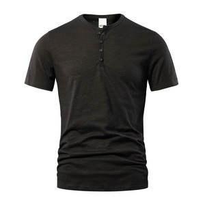 Nueva camiseta de talla grande para hombre, hombro caído, diseño personalizado de Color sólido impreso, algodón transpirable/Lona de fibra de bambú Pakistán - Product Image 6