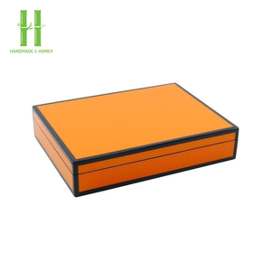 Boîte à bijoux en laque Laque personnalisée à haute brillance Cadeau de luxe Boîte d'emballage de bijoux en bois Produit fabriqué au Viet Nam - Product Image 3