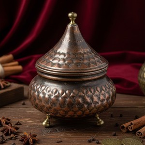 Azucarero de Cobre con Forma de Caldero de Bruja para Decoraciones de Halloween - Product Image 5