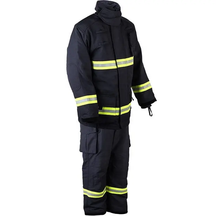 بدلة رجال الإطفاء-ملابس لرجال الإطفاء مقاومة درجات الحرارة العالية بدلة إطفاء هيكلية