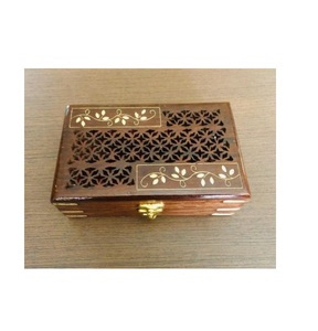 Caja de Madera Grande para Attar, Caja de Perfume de Madera Tallada de Lujo, Cajas Pequeñas de Madera - Product Image 3