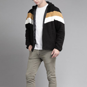 High Quality Winter Wear Warm <b>Sherpa</b> Fleece Hoodie New Arrival Soft <b>Sherpa</b> Zipper Hoodies For Men - Product Image 3